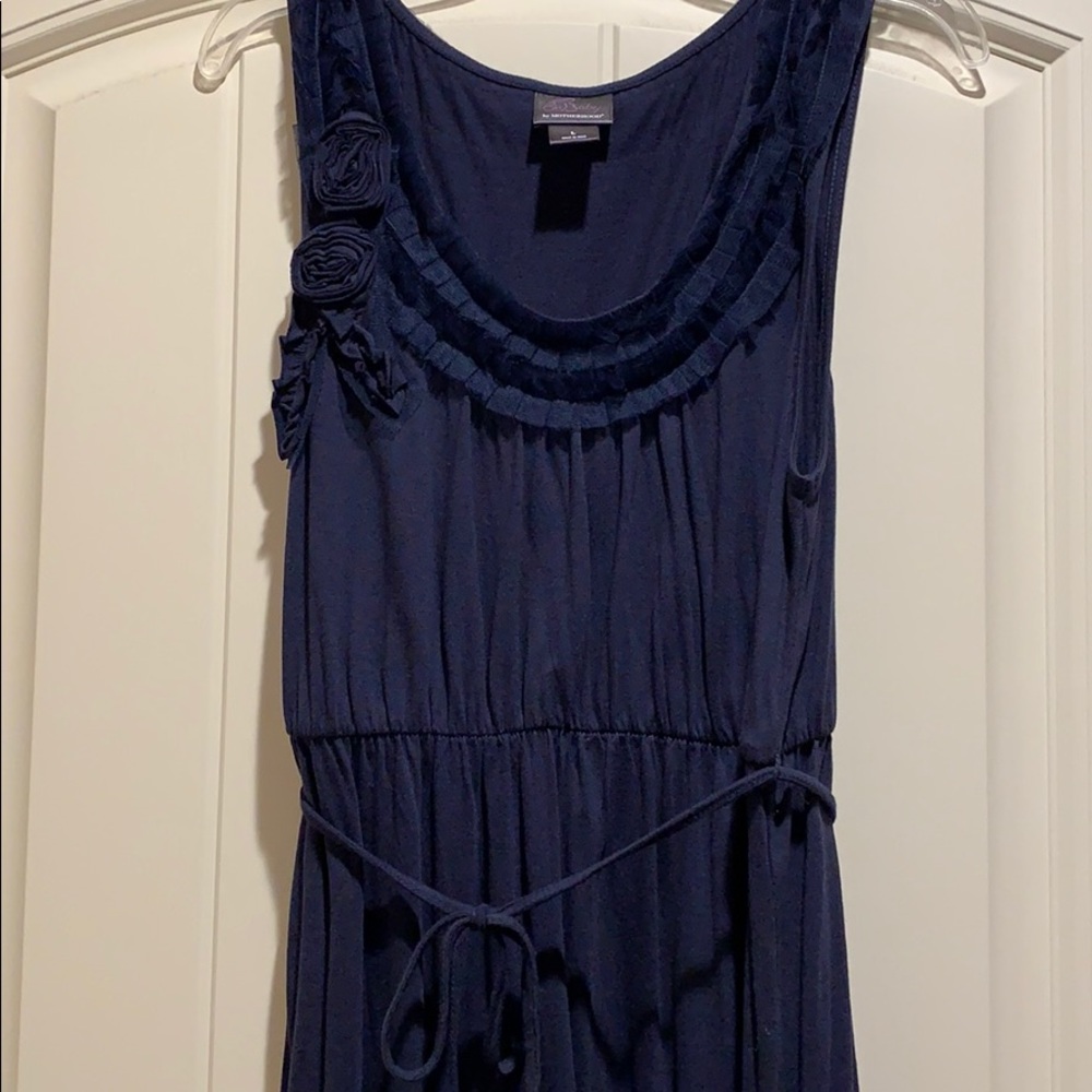 Maternity dress size L navy